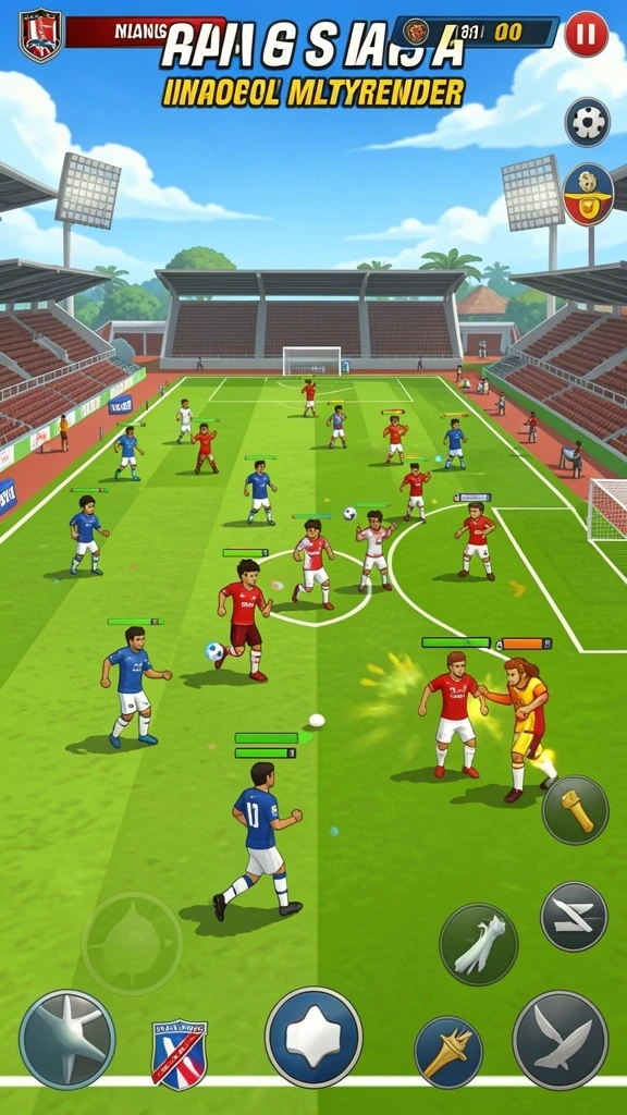 Mode multiplayer yang memungkinkan interaksi antar pemain.