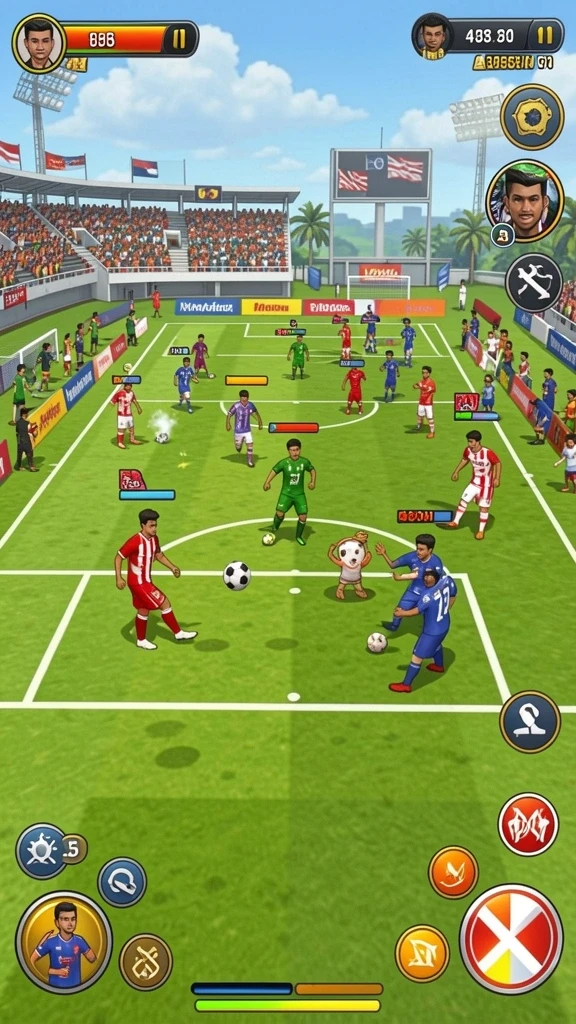 Screenshot ini menunjukkan karakter utama sedang menjalani misi berbahaya.