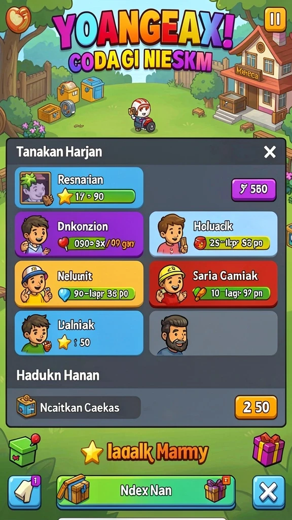 Tampilan antarmuka yang user-friendly di 666F.