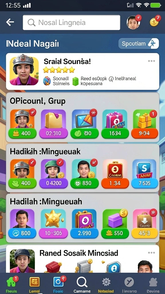 Mode permainan multiplayer yang seru dan kompetitif.