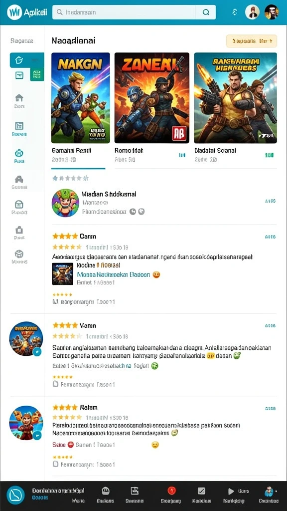 Gameplay seru dengan tantangan di setiap level.