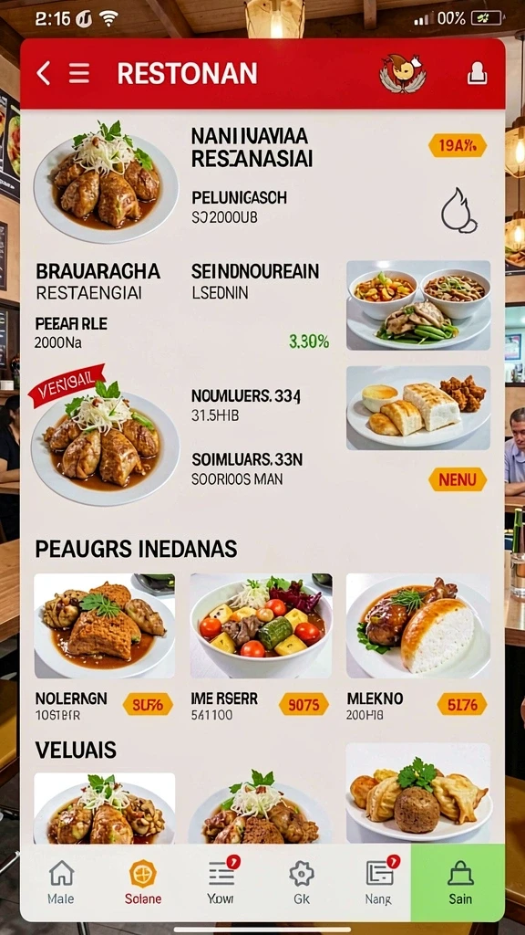 Tampilan antarmuka yang menarik dan mudah digunakan.