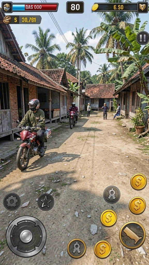 Beragam karakter unik untuk dipilih dan dimainkan.