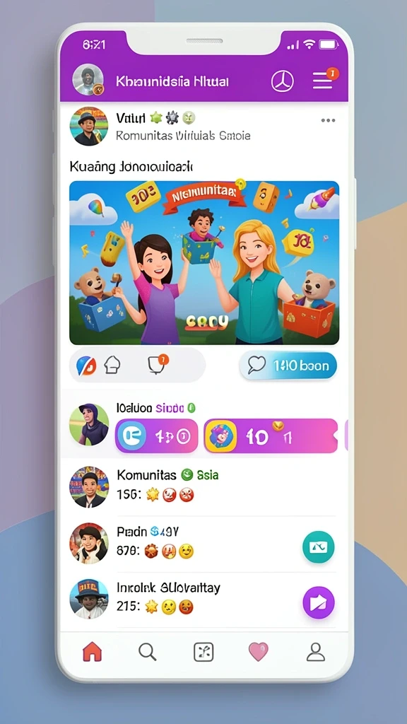 Multiplayer mode yang seru untuk bertanding.