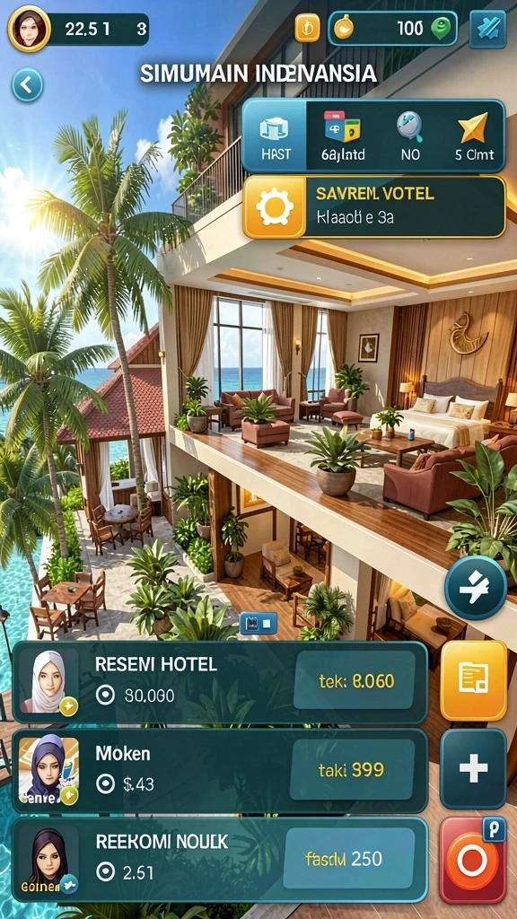 Screenshot menunjukkan pertandingan seru dalam permainan.
