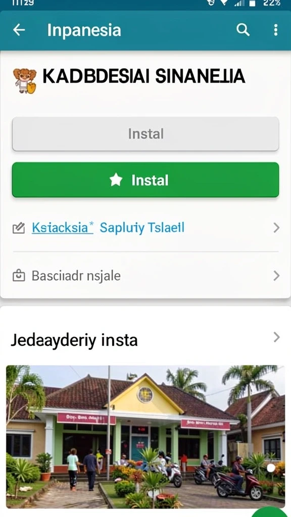Tampilan awal yang menarik dan penuh warna.