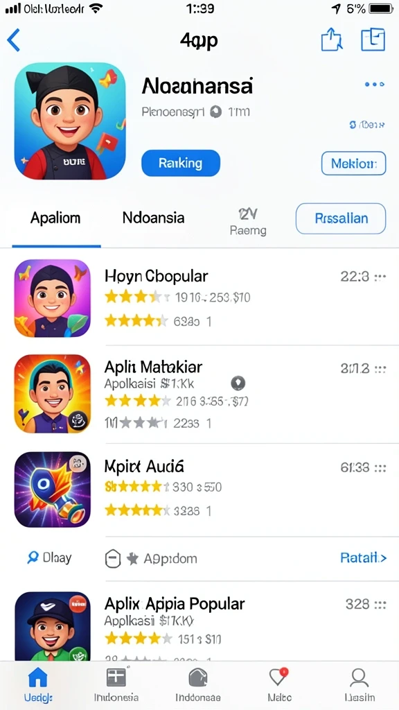 Tampilan antarmuka yang sederhana dan user-friendly.