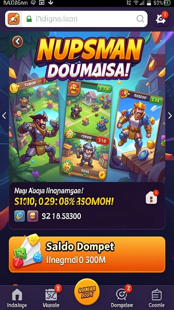 Gameplay seru dengan tantangan yang menunggu di setiap level.