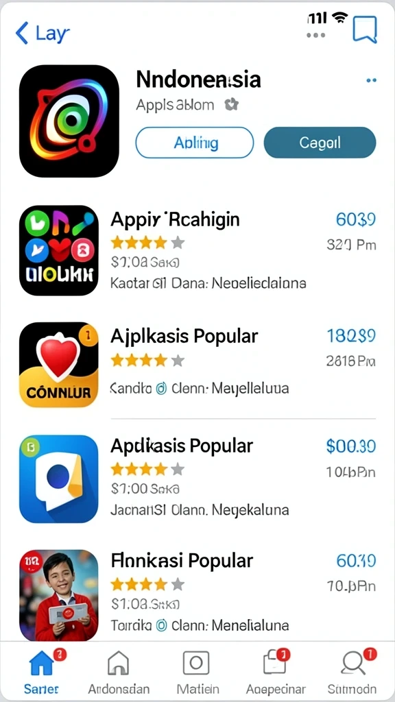 Beragam pilihan permainan yang dapat dinikmati.