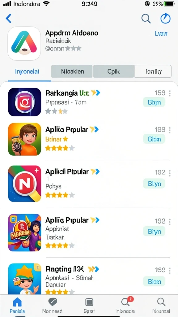 Antarmuka pengguna yang intuitif memudahkan navigasi.