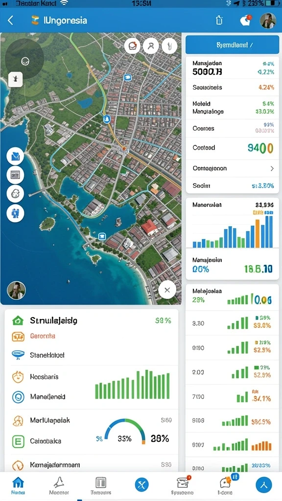 Tampilan antarmuka yang modern dan menarik.