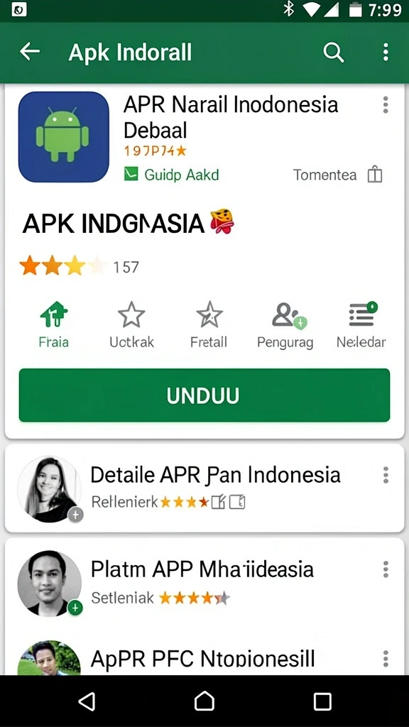 Tampilan antarmuka aplikasi yang menarik dan modern.