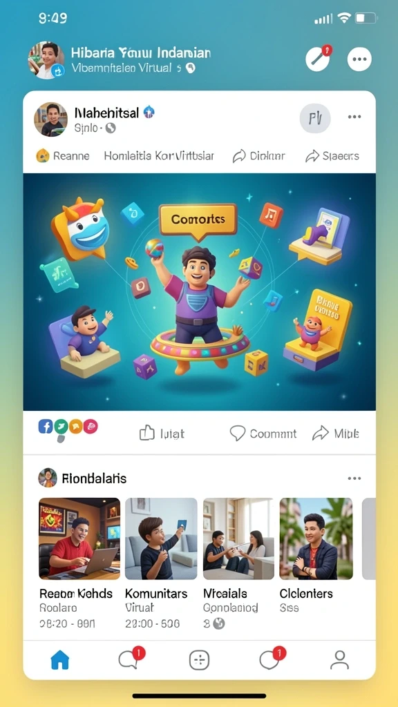 Tampilan awal aplikasi KRATONBET yang menarik.