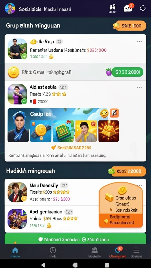 Tampilan antarmuka yang user-friendly dan menarik.