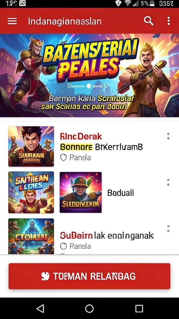 Tampilan awal permainan MAHJONG500 yang menarik.