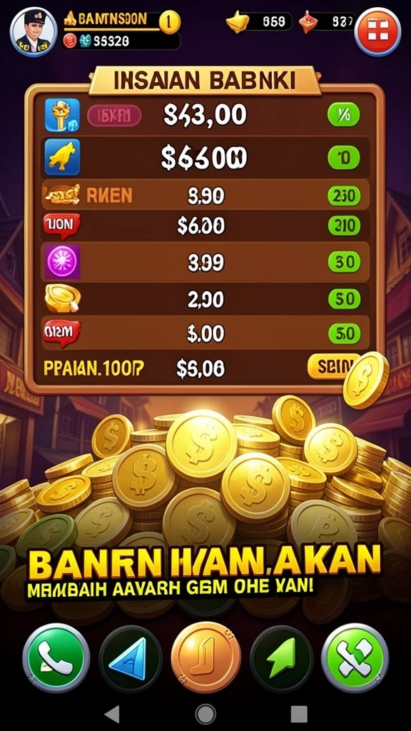 Beragam pilihan permainan yang menarik.