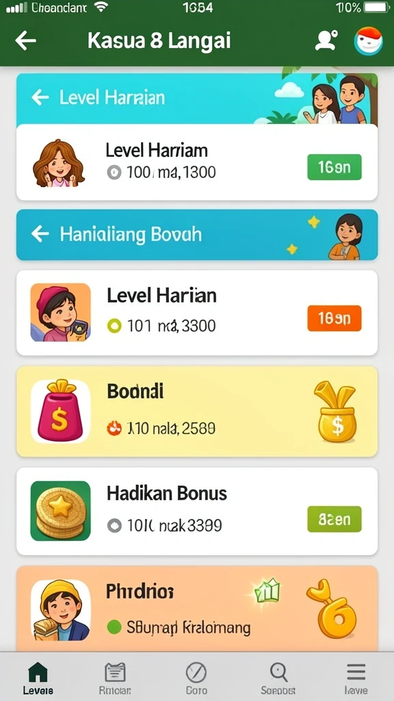Fitur komunitas untuk berinteraksi dengan pemain lain.