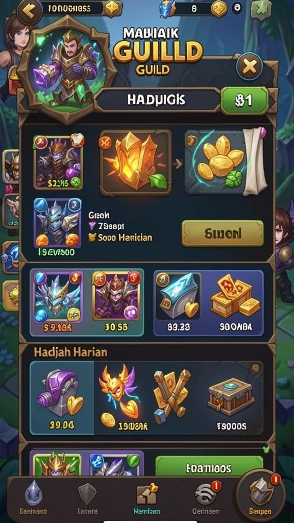 Fitur kustomisasi karakter yang menarik.