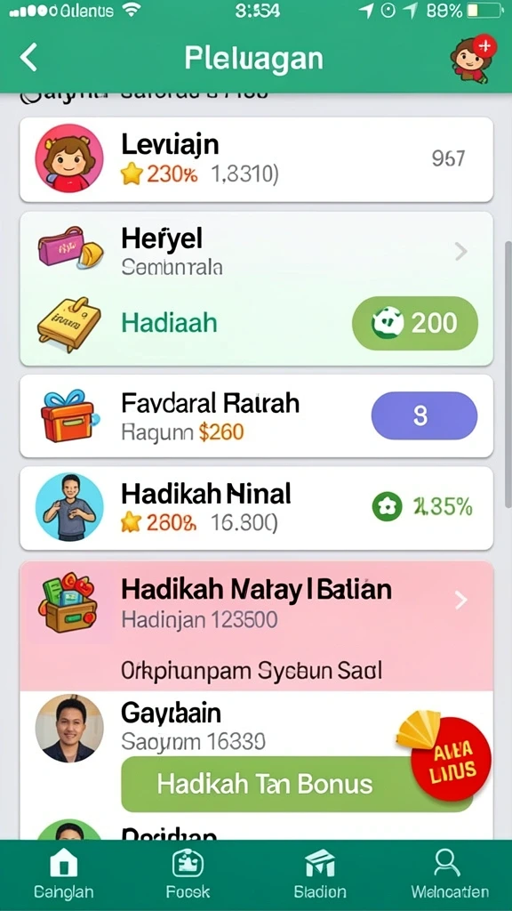 Level yang penuh tantangan menunggu untuk dijelajahi.