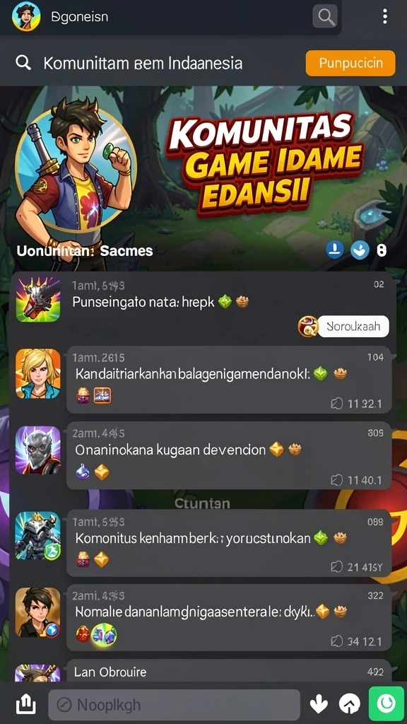 Fitur interaksi sosial saat bermain dengan teman.
