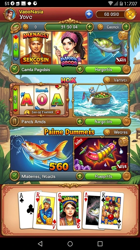 Fitur live casino dengan dealer nyata.