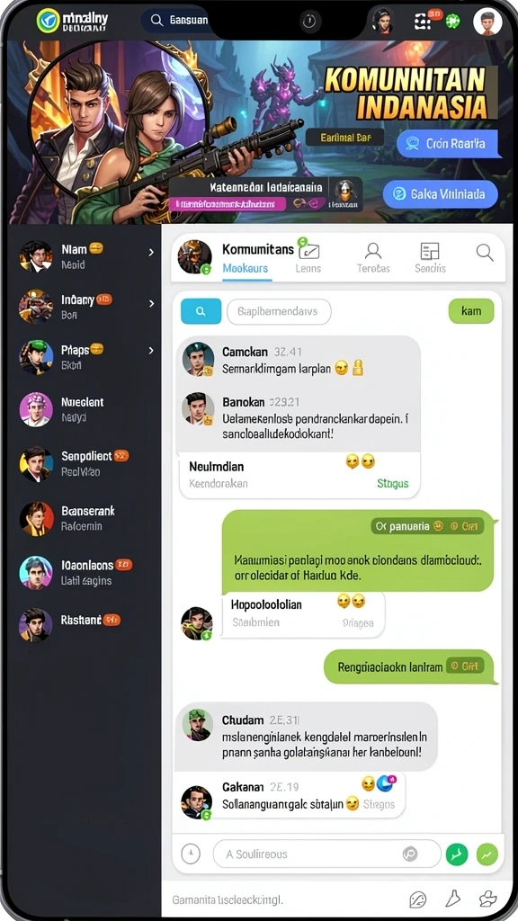 Antarmuka pengguna yang intuitif dan menarik.