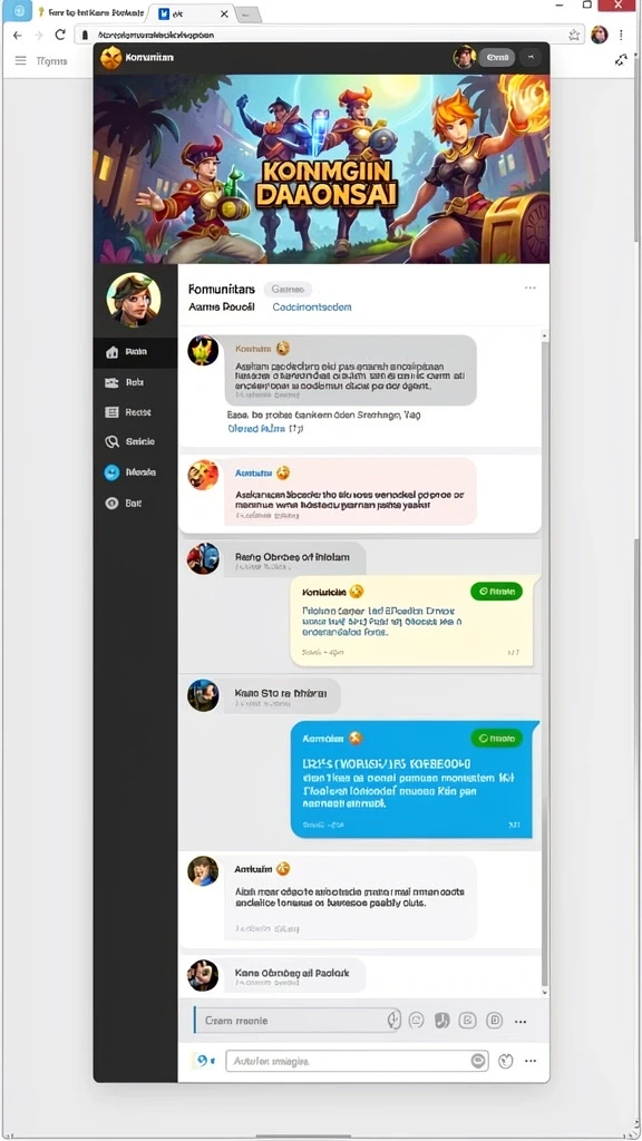Fitur customer support yang siap membantu pemain kapan saja.