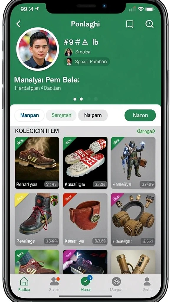 Tampilan awal RPVIP5 dengan antarmuka yang menarik.