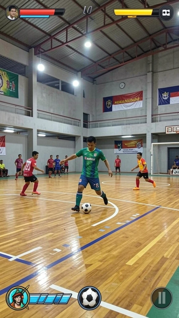 Tangkapan layar menunjukkan pertempuran seru melawan monster.