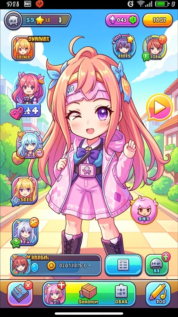 Screenshot memperlihatkan level baru yang menantang.