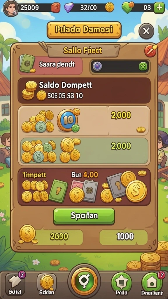 Kumpulan hadiah menarik bagi para pemenang.