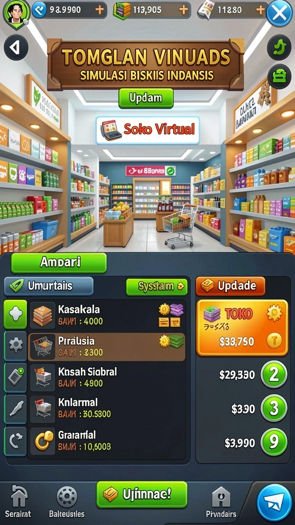 Tampilan antarmuka yang mudah digunakan.