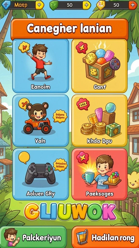 Tampilan grafis yang menakjubkan dan interaktif.