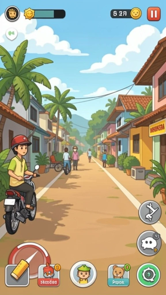 Tampilan utama antarmuka TTT888 yang modern.