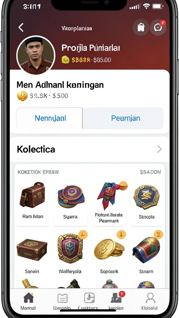 Tampilan antarmuka yang user-friendly.