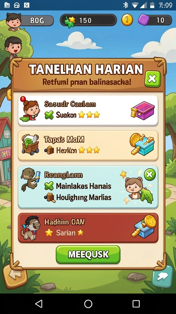 Tampilan antarmuka yang menarik dan user-friendly.