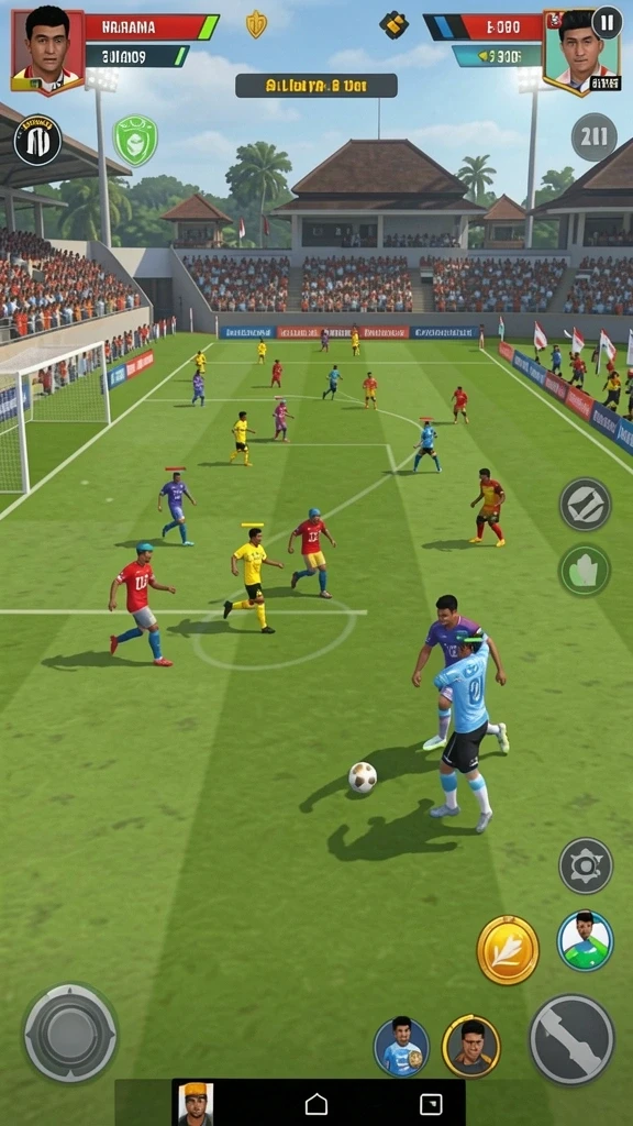 Fitur multiplayer yang memungkinkan bermain bersama teman.